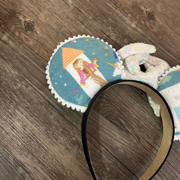 Handmade Princess Inspired Mouse Ears with Rapunzel - Picture 5 of 6